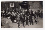 фотография, Рига, демонстрация 1 мая, Латвия, начало 20-го века, 13,6x8,6 см...