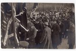 photography, Riga, 1st of May demonstration, Latvia, beginning of 20th cent., 14,2x8,8 cm...