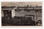fotogrāfija, Krasta Artilērijas pulks, Bolderāja, "Kane" 152 mm lielgabals uz dzelzceļa platformas,...