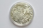 1 lat, 2013, Richard Wagner, silver, Latvia, 22 g, Ø 35 mm, Proof, in a case...
