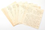 set of documents, 7 sheets, circulaires issued by the Inspector of Public Schools of the Wolmar (Val...