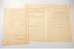 dokumentu komplekts, 4 lapas, Rīgas mācību apgabals, Latvija, Krievijas impērija, 1911-1915 g....