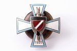 badge, 13th Tukums Infantry Regiment, Latvia, the 30ies of 20th cent., 39.4 x 39.6 mm...