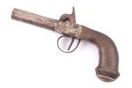 pistol, caplock mechanism, 18.5 cm, the 1st half of the 19th cent....