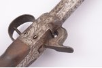 pistol, caplock mechanism, 18.5 cm, the 1st half of the 19th cent....