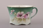 tea pair, porcelain, M.S. Kuznetsov manufactory, Russia, 1894-1917, Ø (saucer) 14.3 cm, h (cup)  5.5...
