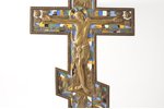 krusts, Kristus Krustā Sišana, vara sakausējuma, 6-krāsu emalja, Krievijas impērija, 1257.4 g., 36.5...