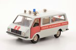 car model, RAF-M 22031, "Ambulance", metal, USSR...