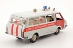 car model, RAF-M 22031, "Ambulance", metal, USSR...