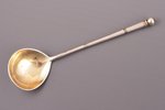 spoon, silver, 84 standard, 42.25 g, gilding, 16.3 cm, 189?, Russia...