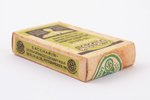 сахарин, Третий Рейх, неоткрытая упаковка с содержимым, 4.5 x 2.9 x 0.9 см, Германия, 40-е годы 20го...