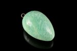 a pendant, in the shape of egg, 5.20 g., the item's dimensions 2.25 cm, natural stone...
