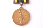 медаль, 10 лет независимости Литвы, Литва, 1928 г., 39.4 x 36 мм...