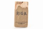 миниатюрный складной буклет "Рига", 12 листов, Латвия, Российская империя, начало 20-го века, 8.6 x...
