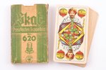 spēļu kāršu komplekts, SKAT Preußisches Doppelbild Nr. 620, 32 kārtis, ražotājs "ASS", Vācija, kārts...