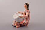 figurine, Uzbek Girl with a Basket, porcelain, USSR, LFZ - Lomonosov porcelain factory, molder - Gal...