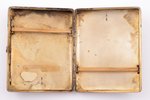 cigarette case, silver, 84 standard, 136.20 g, engraving, 9.9 x 8 x 1.9 cm, by Konstantin Skvortsov,...