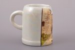 mini cup, "Tallinn", porcelain, Langebraun, Estonia, the 20-30ties of 20th cent., h 5.3 cm...
