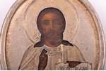 ikona, Jēzus Kristus Pantokrators (Visavaldītājs), sudrabs, gleznojums, 84 prove, Krievijas impērija...