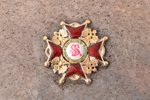etvija, sudrabs, Svētā Staņislava ordenis, 84 prove, 186.40 g, emalja, zelts, 10.7 x 8.2 x 2 cm, 190...