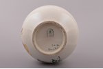 vase, porcelain, Riga Ceramics Factory, signed painter's work, handpainted by Elizaveta Gegello (Mal...
