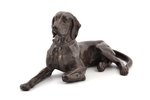 figurine, "Pointer dog", cast iron, 9.3 x 22 x 9.9 cm, weight 802.50 g., Russia, Kasli, 1905...