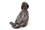 статуэтка, "Собака пойнтер", чугун, 9.3 x 22 x 9.9 см, вес 802.50 г., Российская империя, Касли, 190...