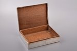 humidor, silver, 925 standard, total weight of item 772, wood, 17.8 x 13.2 x 4.1 cm, Finland...