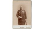 photography, officer, on cardboard, Russia, 20-30ties of 20th cent., 16.2 x 10.5 cm...