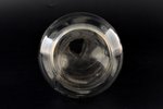 karafe, Lorupa stikla rūpnīca, kristāls, Igaunija, 20 gs. 20-30tie gadi, h (ar korķi) 30.3 cm, nelie...