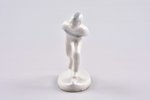 figurine, Speed skater, porcelain, Riga (Latvia), USSR, Riga porcelain factory, molder - Aina Mellup...