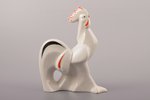 figurine, Rooster, Art Deco, porcelain, Riga (Latvia), USSR, Riga porcelain factory, the 60ies of 20...
