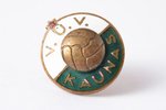 badge, V.U.V. Kaunas, sports, USSR, Lithuania, 15.1 x 14.1 mm...