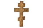 krusts, Kristus Krustā Sišana, "žogs", vara sakausējuma, 5-krāsu emalja, Krievijas impērija, 25.2 x...