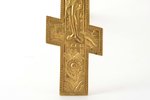 cross, The Crucifixion of Christ, copper alloy, guilding, Russia, 25.7 x 14.5 x 0.5 cm, 474.75 g....