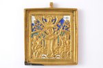icon, Mother of God Joy of All Who Sorrow, copper alloy, 3-color enamel, Russia, the end of the 19th...