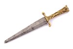 stiletto, scabbard - imitation of a blunt blade, total length 20.3 cm, blade length 12.7 cm, the 19t...