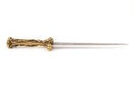 стилет, ножны - имитация тупого лезвия, общая длина 20.3 см, длина клинка 12.7 см, 19-й век...