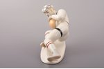 figurine, Goal-keeper, porcelain, USSR, Polonne artistic ceramic factory, molder - V. Garkavets, 195...