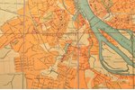 карта, план города Риги, принадлежала Корнету Цибульскому, Латвия, Российская империя, 1910 г., 59 x...