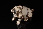 figurine, Dog, Vienna bronze, 2.5 x 2.6 x 1.4 cm, weight 24.13 g., Austria...