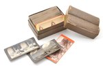 stereoscope, included set of stereophotos (travel theme), wood, metal...