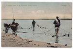 фотография, Омск, рыбные тони на реке Иртыше, Российская империя, начало 20-го века, 14x9 см...