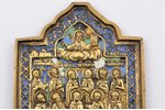 icon, Chosen saints: Saint martyrs Quriaqos and Julietta, saint Peter, Prince of Murom, saint Prince...