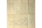 map, Daugavgrīva, Latvia, 1927, 46.6 x 45.8 cm, published by "Ģeod.-Top. daļa", slight damage to the...
