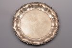 servējamais šķīvis, sudrabs, 84 prove, 503 g, Ø 27.5 cm, meistars Nikolajs Santamarija, 1844 g., Ode...