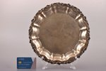 serving plate, silver, 84 standard, 503 g, Ø 27.5 cm, by Nikolay Santamaria, 1844, Odessa, Russia...