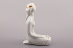figurine, Laimdota, porcelain, Riga (Latvia), USSR, Riga porcelain factory, molder - Aina Mellupe, t...