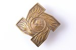 badge, firefighting badge is associated with firefighting sport activities, Latvia, 1938, 38.4 x 38....
