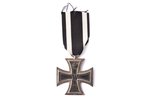 badge, Iron cross, World War I, 2nd class, Germany, beginning of 20th cent., 47.9 x 44.3 mm...